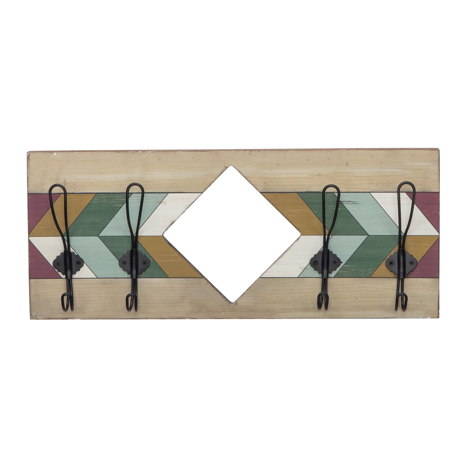 Kepooman Key Holder for Wall Self Adhesive Key Hook with 4 Key Hangers for Wall, Key Hanger for Wall Entryway, Hallway, Rustic Wood Kepooman Key Holder for Wall Self Adhesive Key Hook with 4 Key Hangers for Wall, Key Hanger for Wall Entryway, Hallway, Rustic Wood