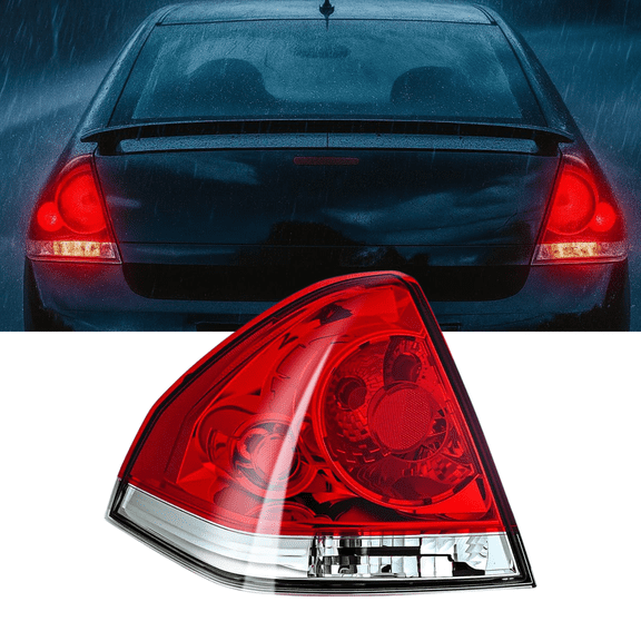 Nilight Tail Light Assembly Compatible with 2006-2013 Chevy Impala and 2014-2016 Impala Limited, Rear Tail Lamp Replacement Driver Side