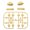 Yellow, variant on Replacement Key Buttons for NS Gmaepad ABXY Direction Key SL L Controller Full Set Buttons Game Accessory