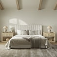 thumbnail image 3 of SICOTAS 26" W Farmhouse Nightstands Set of 2, Big nightstands with Drawer & Open Shelves, Large Bedside Table, End table for Bedroom, Living Room, Oak, 3 of 12