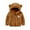 Brown, variant on GYRATEDREAM Newborn Baby Boys Girls Fleece Jackets Zip Up Hoodies Cute Bear Coats Fuzzy Jacket Infant Warm Fall Winter Outwear Jacket