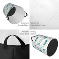 thumbnail image 2 of Sikiie Sea Turtle Print Round Dirty Clothes Basket, Waterproof Standing Foldable Storage Basket, for Laundry Room, Bedroom, Bathroom Storage-Medium, 2 of 6