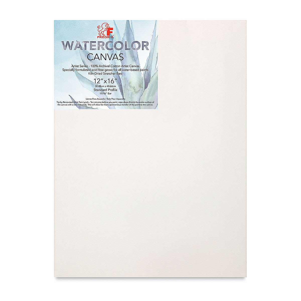 Fredrix Artist Series Watercolor Stretched Canvas 12x16