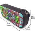 thumbnail image 3 of Plants VS Zombies Leather Pencil Case Big Capacity with Zipper Large Storage Pen Pencil Pouch Box Organizer Practical Bag Holder, 3 of 5