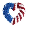 thumbnail image 1 of Red,White,and Blue Independence Day Wreath - Durable and Festive Door Decoration, 1 of 8