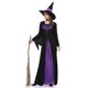 thumbnail image 4 of Jumpingount Disfraz de púrpura para Halloween, disfraz de manga larga para adulto, vestido elegante con sombrero, uniforme de fiesta temático hasta Disfraces de disfraces negro S Jumpingount FS9137-01, 4 of 6