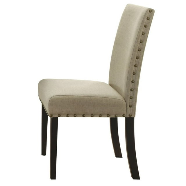 Bowery Hill Dining Side Chair in Beige (Set 2)