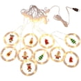 thumbnail image 1 of TISHITA Christmas LED USB Waterproof Twinkle Fairy Lights Hanging Rope Lamps for Bedroom White, 1 of 8