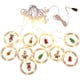 thumbnail image 1 of Luces navideñas, luces LED de cadena alimentadas por USB para Navidad, jardín, patio, dormitorio, decoración de fiestas, iluminación interior para fie blanco, 1 of 9