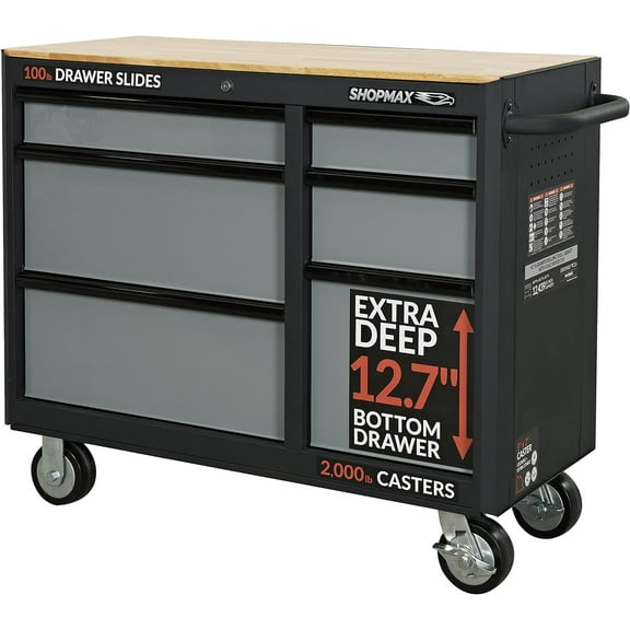 964609G7 – 46″ 9-Drawer Mobile Workstation