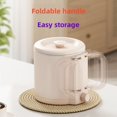 thumbnail image 4 of Portable Foldable Electric Kettle, 0.8L Small Travel Collapsible Electric Pot, 304 Stainless Steel Multifunctional Electric Cooker, 4 of 5