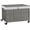 Grey, variant on Foldable Woven Rattan Storage Basket with Lid, 47.6 Gallon (180L) Rolling Bin with Wheels, Metal Frame, Removable Liner and Handles for Bedroom, Laundry Room, White