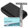 thumbnail image 3 of Wchiuoe Classic Razors, Double Edge Blade Razors, Safety Razors Stainless Steel Portable Classic Clean Double Edge Shaving Razors For Men Women, 3 of 8