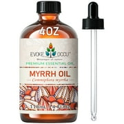EVOKE OCCU Myrrh Essential Oil - 4 fl oz for Incense, Diffusing, DIY Perfume, Candle & Soap Making