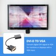 thumbnail image 6 of Mutably DVI to VGA Adapter Cable +1 DVI Male to VGA Female Video Converter for PC Display - Black, 6 of 10