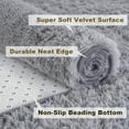 thumbnail image 3 of Arogan Modern Soft Fluffy Carpet for Living Room, Bedroom and Children's Room, Grey, 5'x8 '., 3 of 7