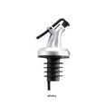 thumbnail image 2 of Injueey Vertedor de botellas de aceite portátil reutilizable tipo prensa dispensador a prueba de fugas cocina Bar vino bebida condimento botellas tapón Cocina y Comedor Plata Injueey HA001922-02, 2 of 6