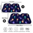 thumbnail image 3 of Balery Sea Jellyfish Windshield Sun Shade, Car Front Window Sunshade Cover ,Automotive Interior Portected Blocks Uv Rays For Car Pickup Truck Suv Accessories- Medium, 3 of 7