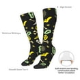 thumbnail image 4 of Rateoe cartoon Skull spider web Pattern Women’s Knee High Crew Socks,Trouser Socks Comfortable, Breathable, Moisture-Wicking and Soft, 4 of 6