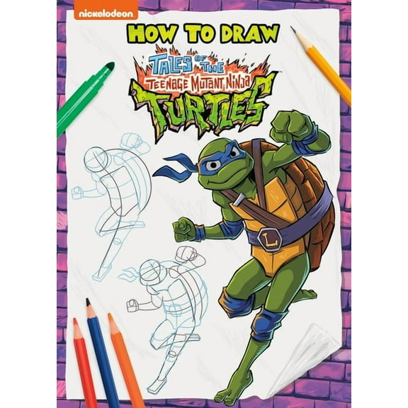 How to Draw the Teenage Mutant Ninja Turtles, (Paperback)