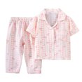thumbnail image 1 of MEZZALL Girls' Lightweight Cartoon Patterned Full Print Home Pyjamas Pajama Sets With Cartoon Patterns Printed All Over 7-8 Years Cozy Kids Pyjamas, 1 of 3
