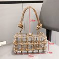 thumbnail image 3 of Bolso de mujer europeo y americano, bolso de comida con diamantes de imitación brillantes, bolso de mujer hecho a mano, bolso de mujer, bolso de mujer, 3 of 6