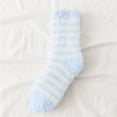 thumbnail image 3 of Sunjoy Tech Plush Slipper Socks Women - Colorful Warm Fuzzy Crew Socks Cozy Soft for Winter Indoor - 1 Pair, 3 of 5