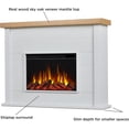 thumbnail image 3 of Real Flame Marshall 49" Slim Electric Fireplace in White, 3 of 9