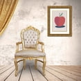 thumbnail image 3 of Artographie Studio 14x18 Gold Ornate Wood Framed with Double Matting Museum Art Print Titled - This is an Apple, 3 of 4