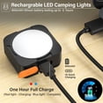 thumbnail image 4 of Linterna de Camping Recargable FLY2SKY 6Pcs 510 Lúmenes Negra, 4 of 9