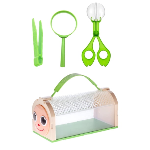 Set De Exploración Con 8 Lupas Y Caja De Observación De Insectos Para Niños – Incluye Pinzas Y Correa, Ideal Para Aventuras Al Aire Libre