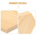 thumbnail image 5 of HAKIDZEL Hexagon Cutouts for Craft Pine Wood DIY Enthusiasts Baby Shower 4Pcs 3.14X2.75X0.59in, 5 of 6