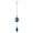 Blue, variant on OIUR Japanese Bless Wind Chime Cast Iron Outdoor Small Wind Chime Retro Garden Hanging Wind Bell for Good Luck Patio Balcony Decoration