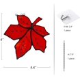 thumbnail image 2 of GHSDFBB Suspensions de Fenêtre en Vitrail Feuille d'Érable, Déco d'Automne Cadeau (Rouge Foncé), 2 of 7