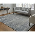 thumbnail image 2 of Feizy Eastfield Modern Abstract, Blue/Ivory/Gray, 2' x 3' Accent Rug Sheen Handmade Casual Distressed Floor Rug for Living room Bedroom, 2 of 8