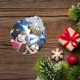thumbnail image 6 of Gravity Falls Christmas Ornament Glass Round Pendant Christmas Hanging Decor Ornament Holiday Xmas Decorations Christmas Tree Ornaments Silver, 6 of 8