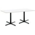 thumbnail image 2 of KFI Studios Mode 2.5' x 6' Bistro Table, River Cherry, Black X Base, 2 of 3