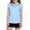 Light Blue, variant on OGLCCG Girls Ruffle Short Sleeve Shirt Kids V-Neck Golf Tennis Shirts Tops Summer Solid Color School Uniform Tees 5-14 Years
