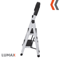 thumbnail image 3 of Escalera Tijera Plegable Lumax ZGS-718-2 2 Peldaños Tubular Blanco, 3 of 7