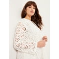 thumbnail image 5 of June + Vie Women's Plus Size Eyelet Boardwalk Shirtdress, 5 of 5