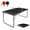 Black, variant on KLB Sport Foldable Mini Table Tennis Table, Portable Ping Pong Game Set with Net, 2 Paddles and 3 Balls