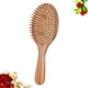 thumbnail image 5 of EeaseMX Cepillo de bambú portátil para cortar el pelo, peine de cerdas, masajeador del cuero cabelludo, antiestático, 1 unidad., 5 of 7