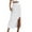 a-White, variant on Pencil Plaid Skirts for Denim Mini Skirt Women Fall Winter High Bathing Suit Wrap Skirt Waisted Bodycon Knee Length Tennis Skirts Wool Midi Skirt with Pencil Skirt Slit