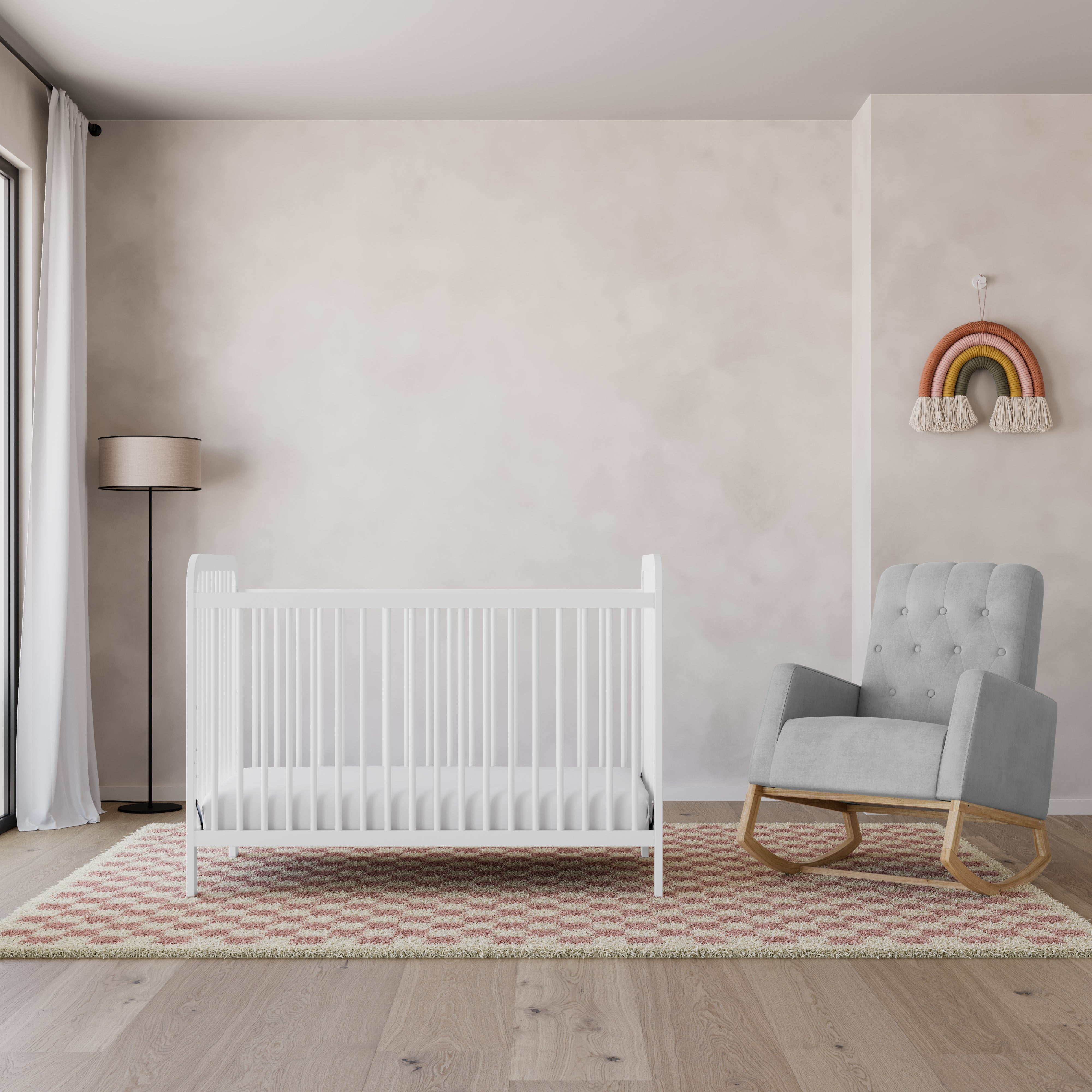 Storkcraft Northern Lights Infant Rocking Chair, Natural/Steel