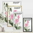 thumbnail image 5 of The Dragonfly and Lotus I 30 in x 40 in Framed Painting Canvas Art Print, by Designart, 5 of 5