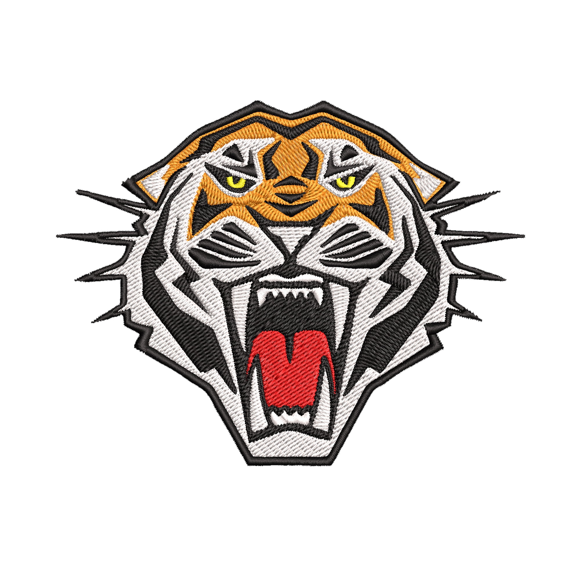 Bengal Tiger Head/Face - Iron on Applique/Embroidered Patch
