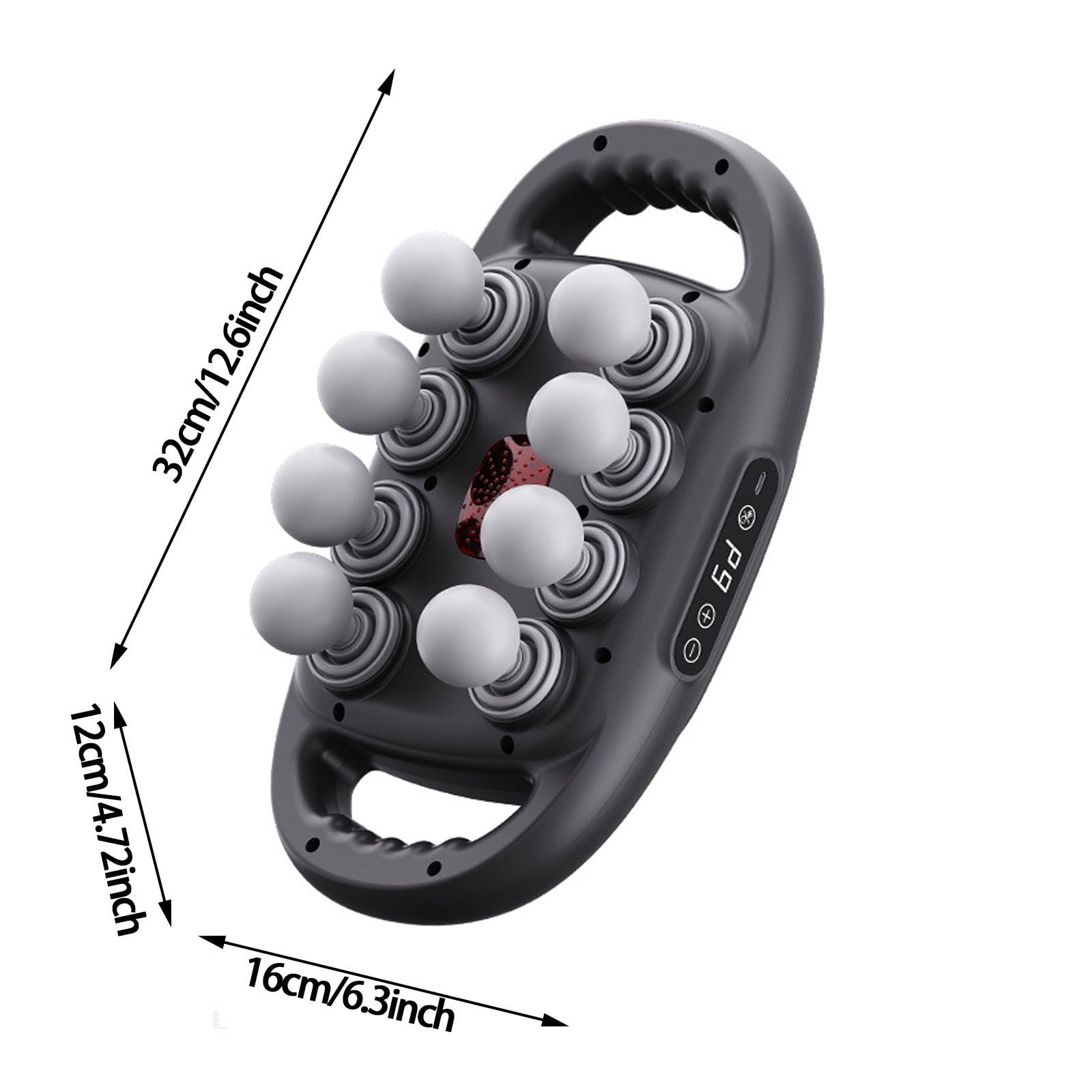 8-Head Massage Gun, Professional Handheld Massager with Adjustable Mutil-Modes & Intensities for Back/Legs/Waist/HIPS Full Body Muscle Relaxation Pain Relief