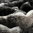 thumbnail image 5 of EVERGRACE Ultra Soft Luxury Fluffy Faux Rabbit Fur Throw Blanket, Thick Warm Bubble Throw for Bed, Cozy Plush Reversible Blankets for Couch, Chair, Sofa, Charcoal Grey Heather, 60x80 Inches, 870 GSM, 5 of 8