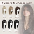 thumbnail image 6 of Hair Toppers for Women with Bangs 6.5"x6.5" Large Coverage, Realistic Scalp Hairs Pieces for Women with Thinning Hairs Synthetic Hairs Topper Wiglets Add Hair Volume 16inch, 6 of 6