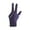 Left Hand Black & Purple, variant on sunsanly Billiards Gloves Anti-Slip Three Finger Left Right Hand Snooker Billiard Glove Elastic Breathable Training Accessories for Pool Snooker Table Tennis
